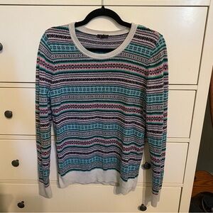Talbots Multi Color Fair Isle Sweater